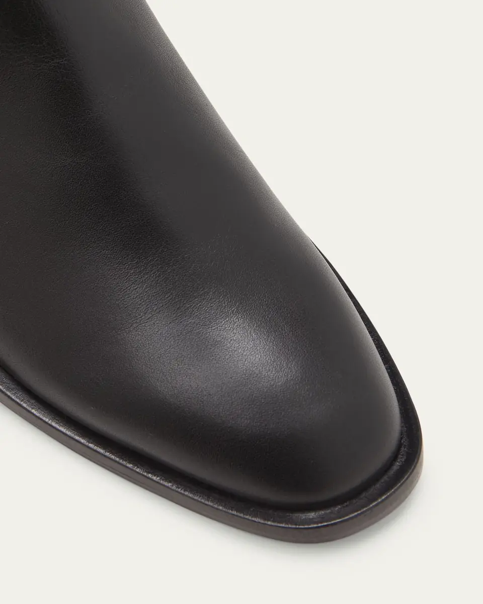 Jimmy Choo Noor Leather Pearly-Button Ankle Booties | Thumbnail 5