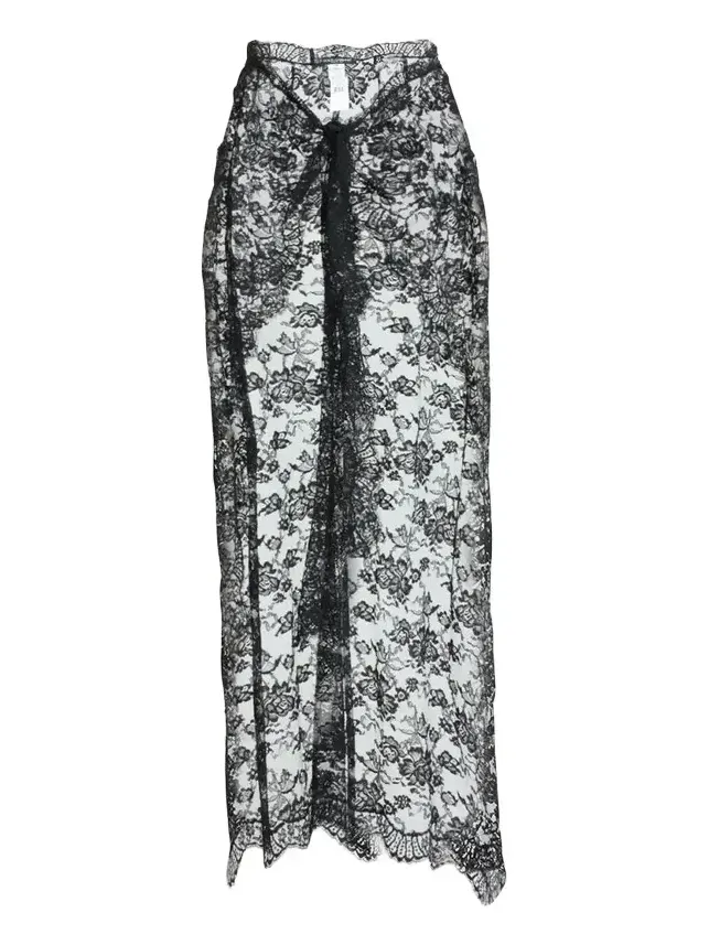 Chantilly Lace Scallop Maxi Skirt
