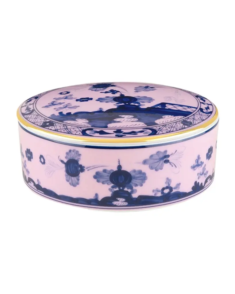 GINORI 1735 Oriente Italiano Round Box with Cover