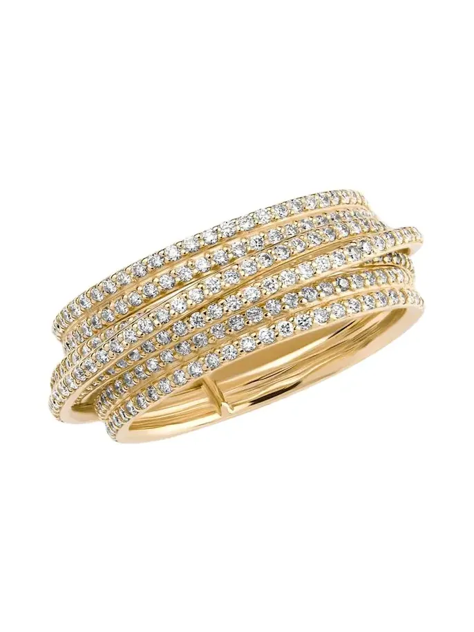 14K Yellow Gold Flawless Kinetic Diamond Ring 14K Yellow Gold Flawless Kinetic Diamond Ring