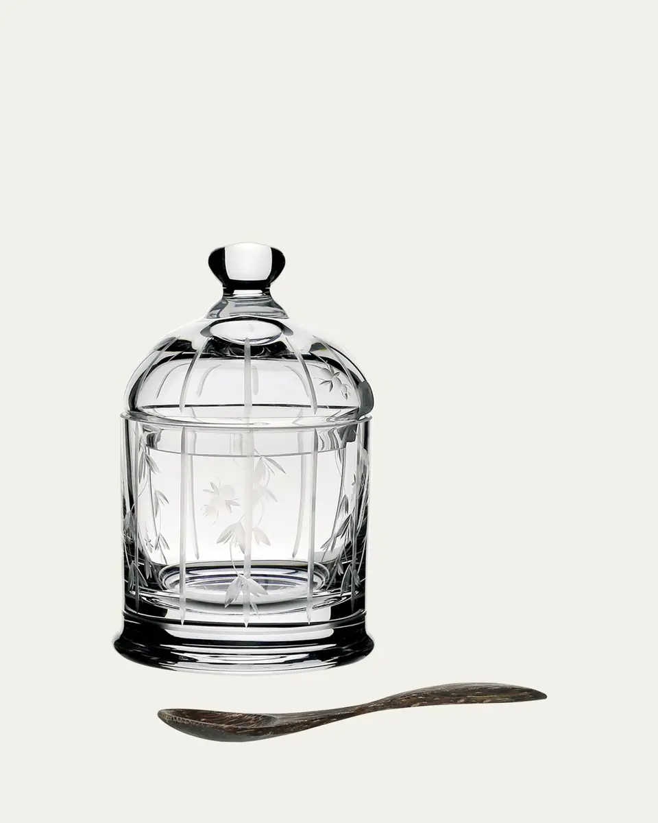William Yeoward Crystal Abby Honey Jar with Spoon, 8 oz. | Thumbnail 2 William Yeoward Crystal Abby Honey Jar with Spoon, 8 oz. | Thumbnail 2