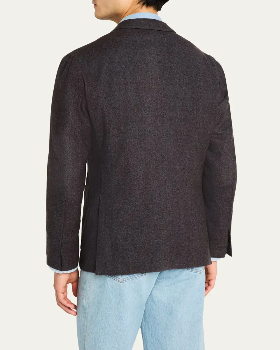 Boglioli Men's Melange Wool Sport Coat | Thumbnail 3 Boglioli Men's Melange Wool Sport Coat | Thumbnail 3