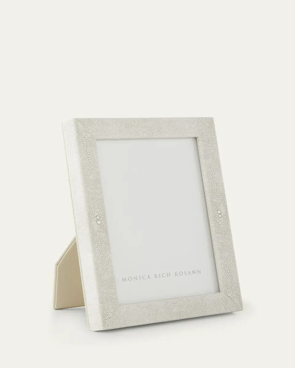 MONICA RICH KOSANN Photographer's Molding Shagreen-Embossed Faux Leather Frame, 5" x 7" | Thumbnail 2 MONICA RICH KOSANN Photographer's Molding Shagreen-Embossed Faux Leather Frame, 5" x 7" | Thumbnail 2