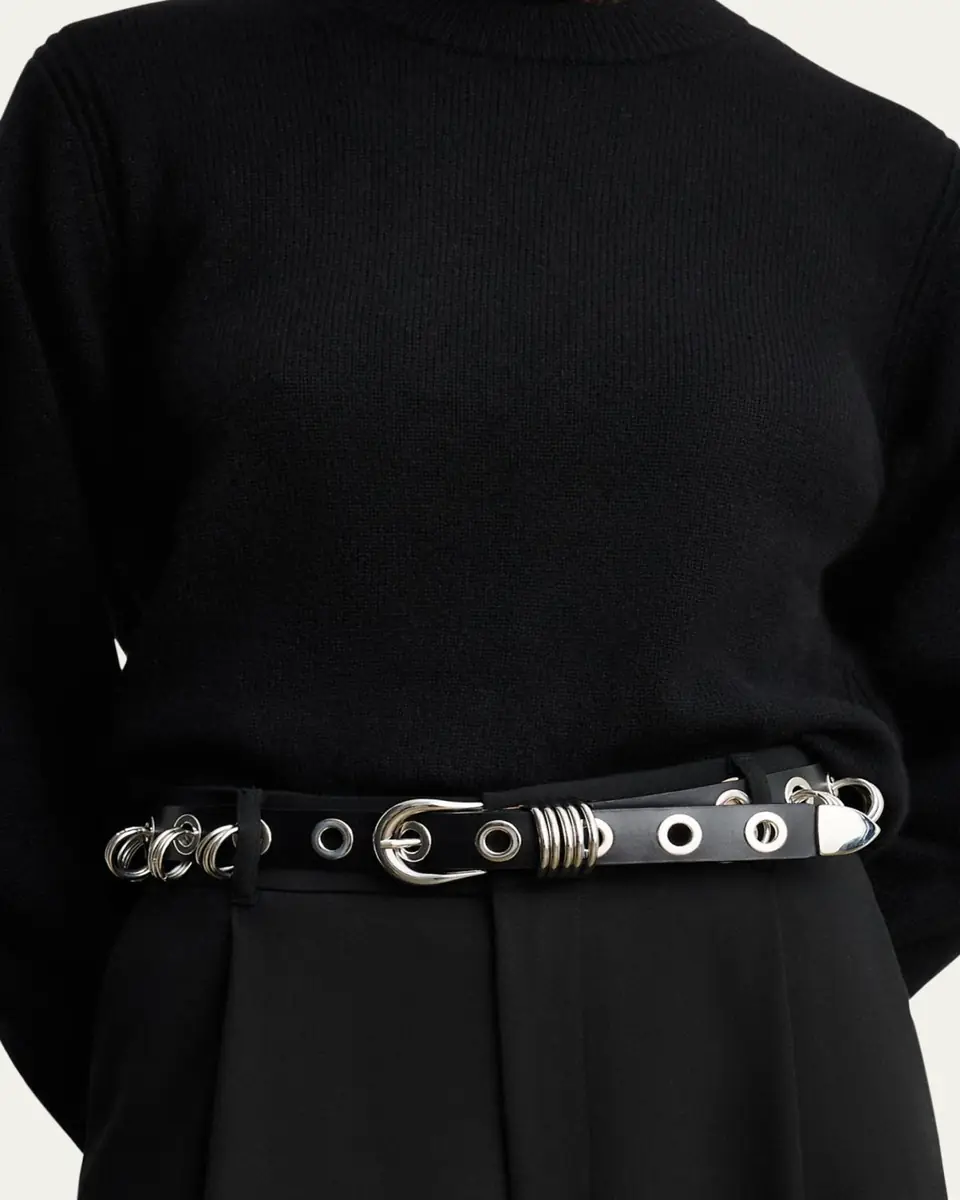 Déhanche Revenge Grommet Leather Belt | Thumbnail 2 Déhanche Revenge Grommet Leather Belt | Thumbnail 2
