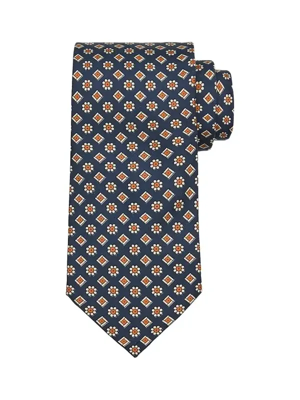 Men's Limited Edition Micro-Floral Silk Tie