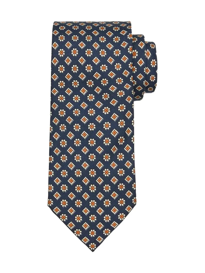 Men's Limited Edition Micro-Floral Silk Tie