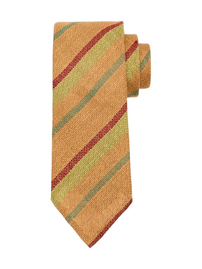 Men's Limited Edition Linen Multi-Stripe Tie