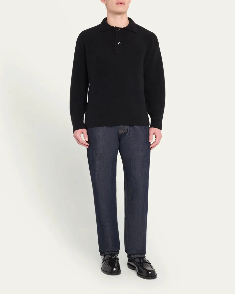 Giorgio Armani Men's Madison Capsule Polo Sweater | Thumbnail 2 Giorgio Armani Men's Madison Capsule Polo Sweater | Thumbnail 2
