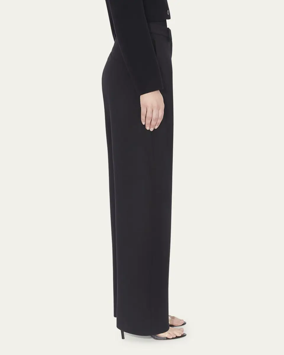 Alaïa Rounded Leg Wool Trousers | Thumbnail 4