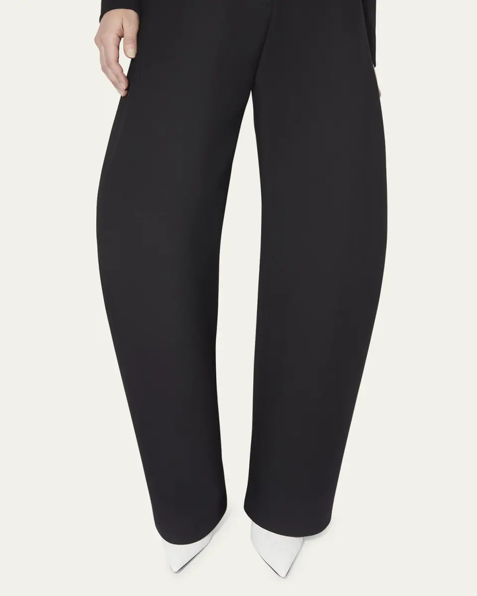 Alaïa Rounded Leg Wool Trousers | Thumbnail 5