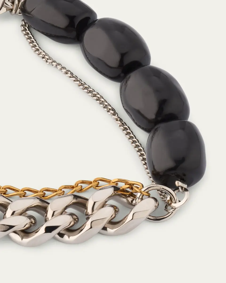 Dries Van Noten Men's Stone and Chain Bracelet | Thumbnail 3