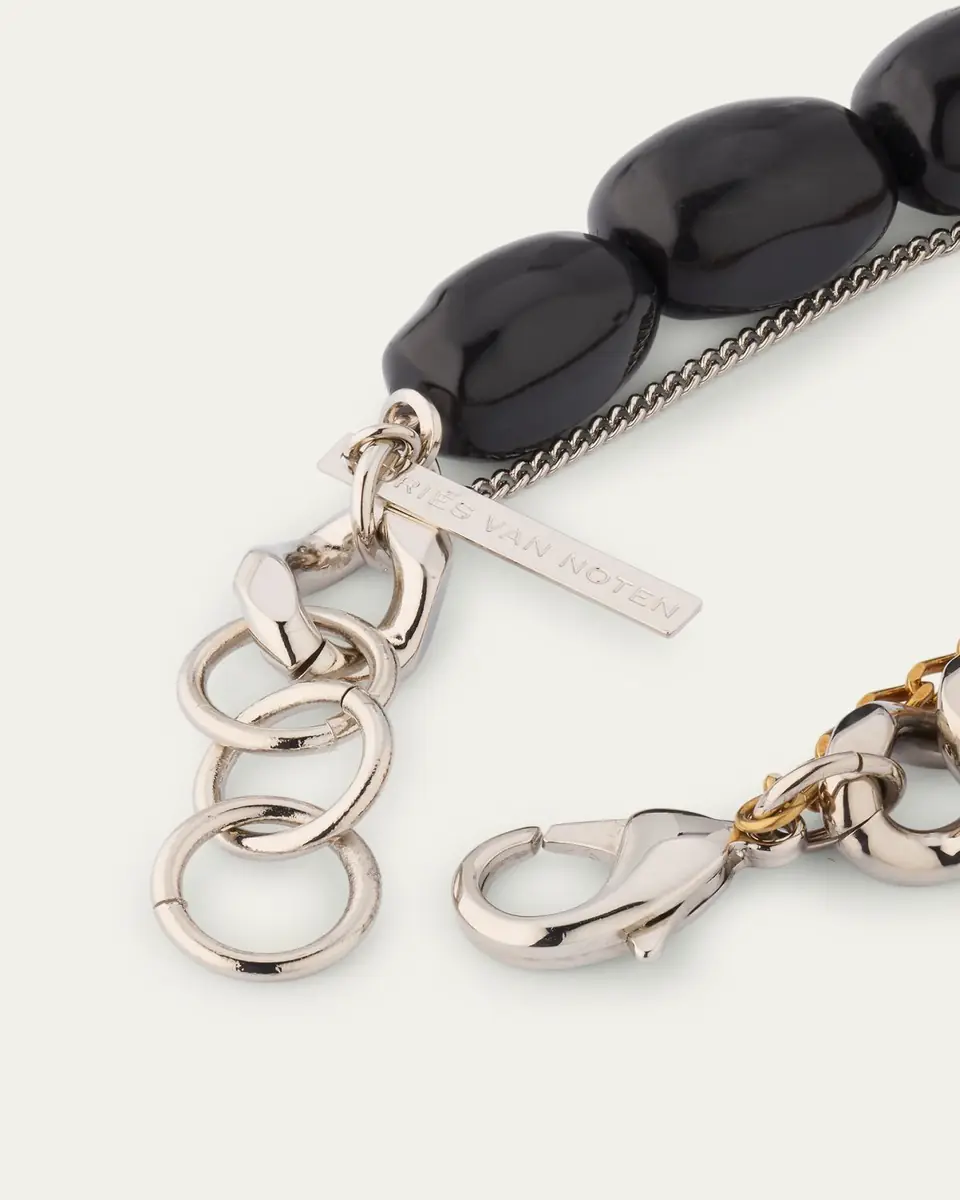 Dries Van Noten Men's Stone and Chain Bracelet | Thumbnail 4