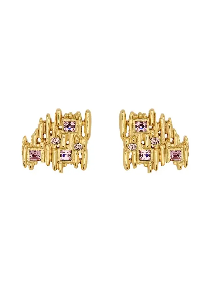 Scramble Fine Line Earrings