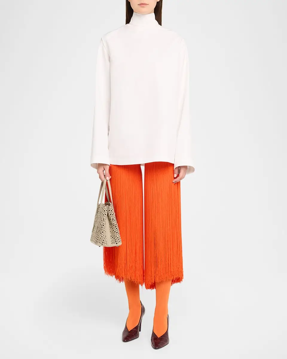 Alaïa Mina 25 Tote Bag in Perforated Nubuck Leather | Thumbnail 10 Alaïa Mina 25 Tote Bag in Perforated Nubuck Leather | Thumbnail 10