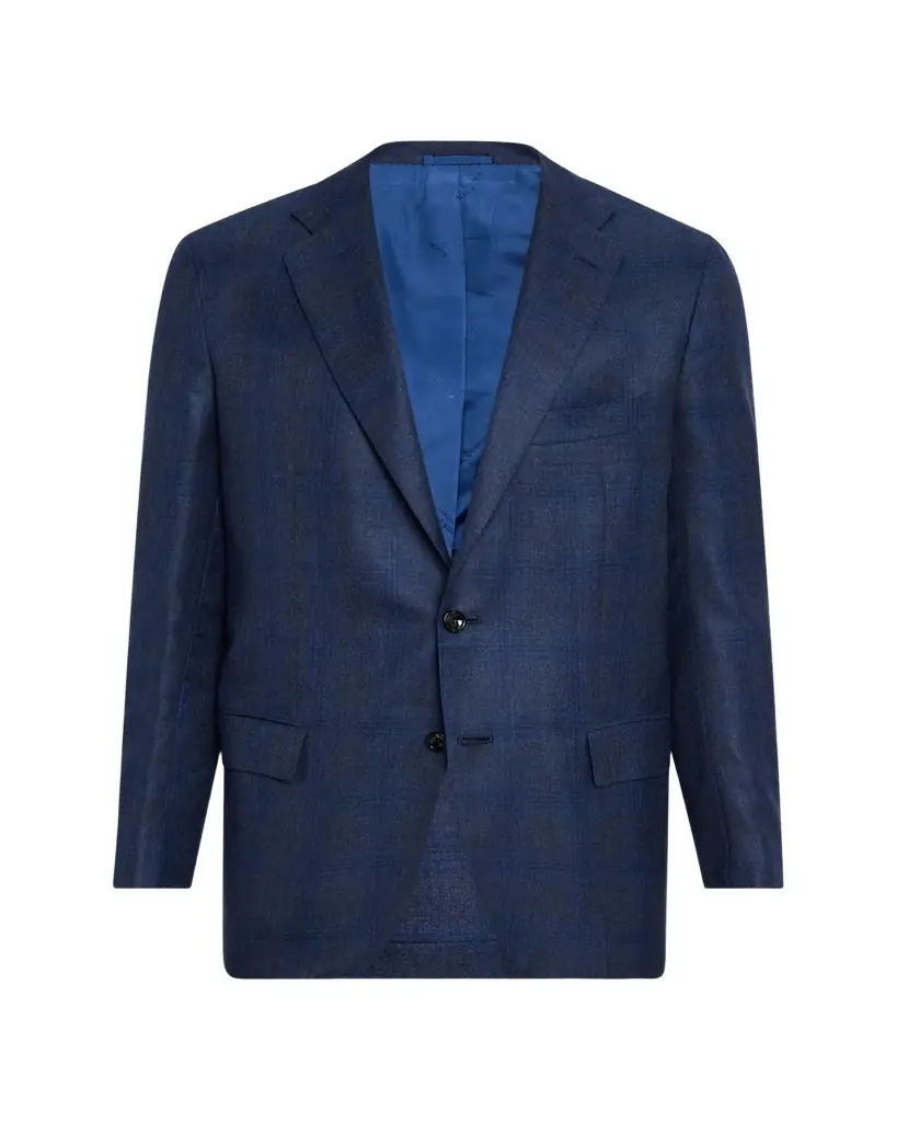 Kiton Men's Tonal Windowpane Sport Coat | Image 1 Kiton Men's Tonal Windowpane Sport Coat | Image 1