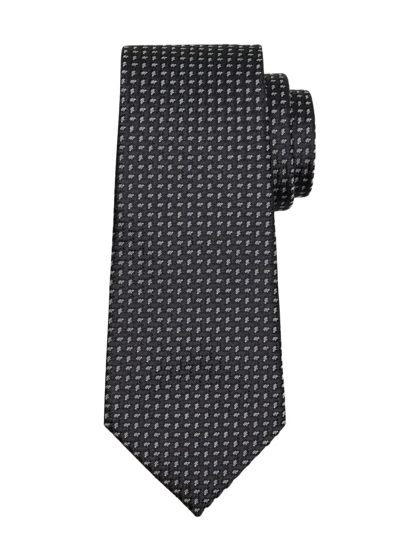 Men's Micro-Jacquard Silk Tie