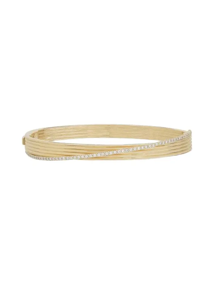 14K Yellow Gold Flawless Planet Bangle 14K Yellow Gold Flawless Planet Bangle