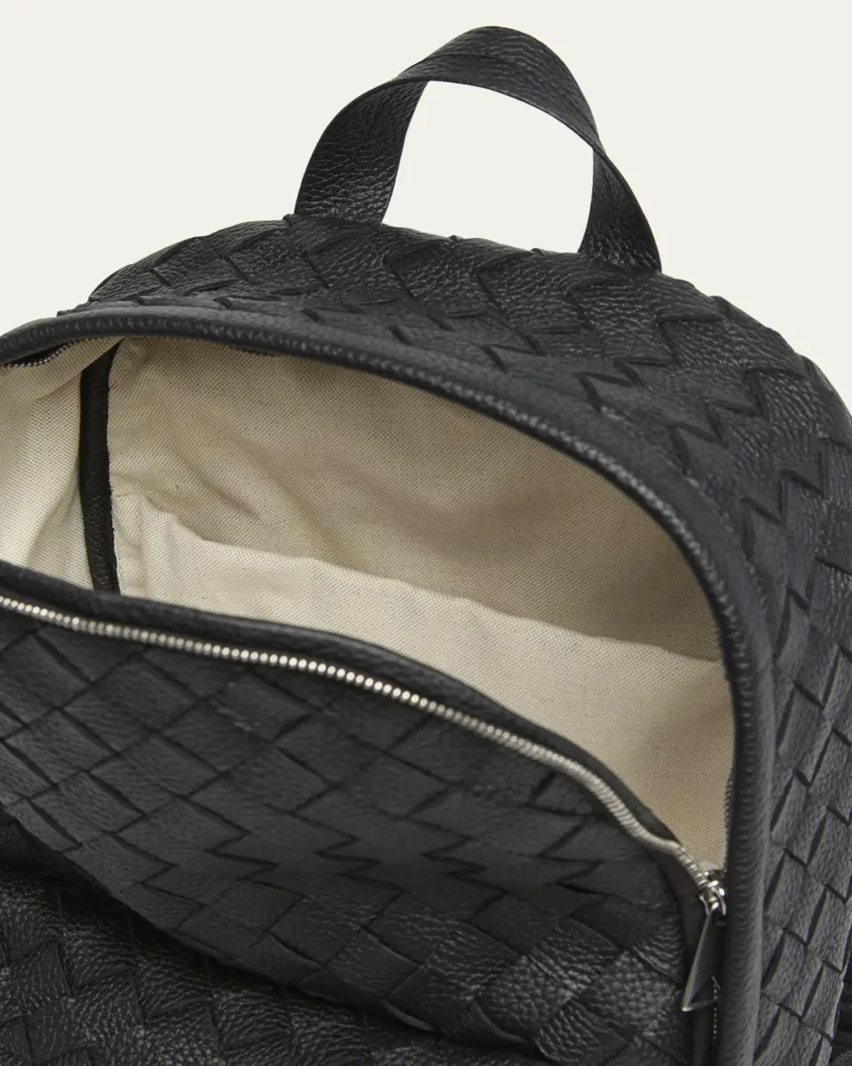 Bottega Veneta Men's Intrecciato 20 Taurillon Backpack | Thumbnail 4 Bottega Veneta Men's Intrecciato 20 Taurillon Backpack | Thumbnail 4