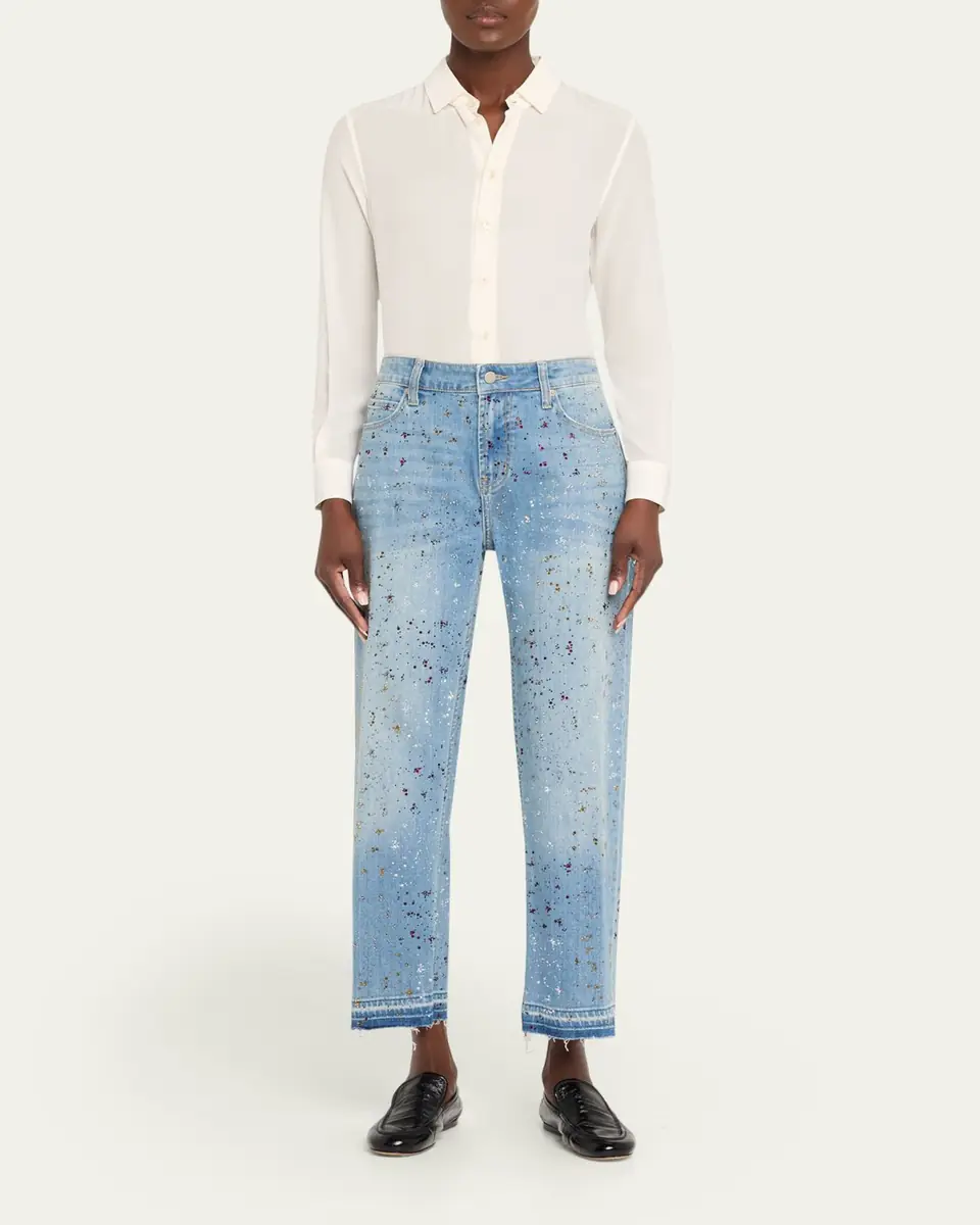 Libertine Meteor Shower Straigth-Leg Ankle Boyfriend Jeans | Thumbnail 2 Libertine Meteor Shower Straigth-Leg Ankle Boyfriend Jeans | Thumbnail 2