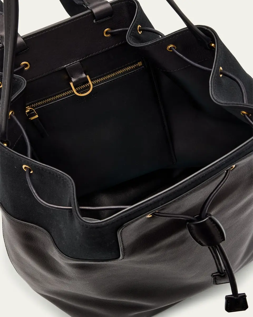 The Row Men's Spring 11 Canvas and Leather Backpack | Thumbnail 4 The Row Men's Spring 11 Canvas and Leather Backpack | Thumbnail 4