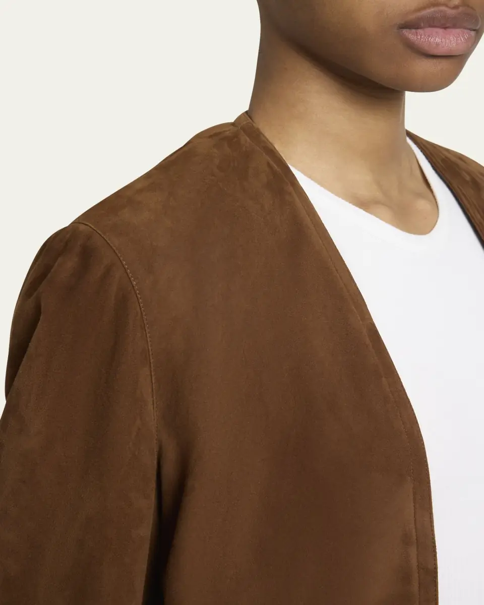 Alaïa Suede Open Blazer Jacket | Thumbnail 5