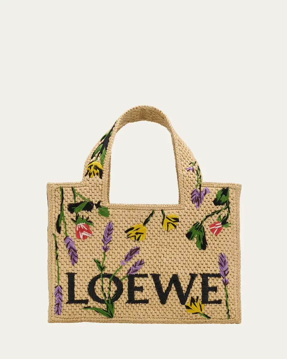 Loewe x Paula's Ibiza Small Flower Tote Bag in Raffia | Thumbnail 7 Loewe x Paula's Ibiza Small Flower Tote Bag in Raffia | Thumbnail 7