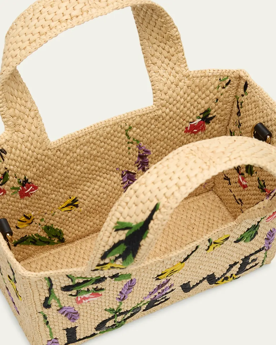 Loewe x Paula's Ibiza Small Flower Tote Bag in Raffia | Thumbnail 10 Loewe x Paula's Ibiza Small Flower Tote Bag in Raffia | Thumbnail 10