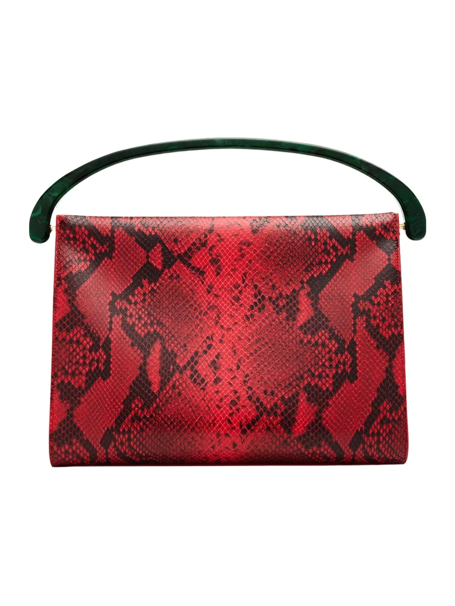 Crisp Python Top-Handle Bag Crisp Python Top-Handle Bag