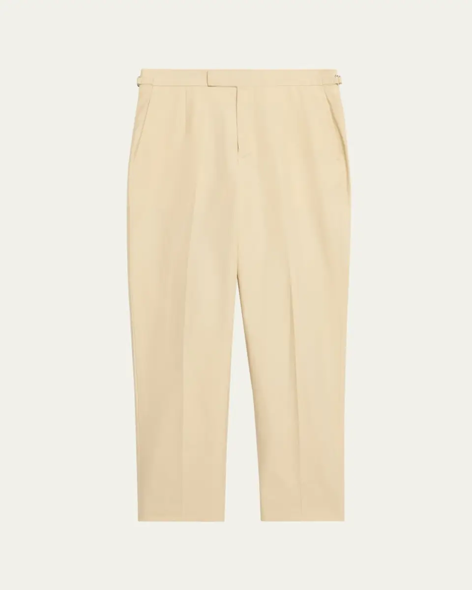 Anderson & Sheppard Men's Style One Flat-Front Trousers | Thumbnail 6 Anderson & Sheppard Men's Style One Flat-Front Trousers | Thumbnail 6