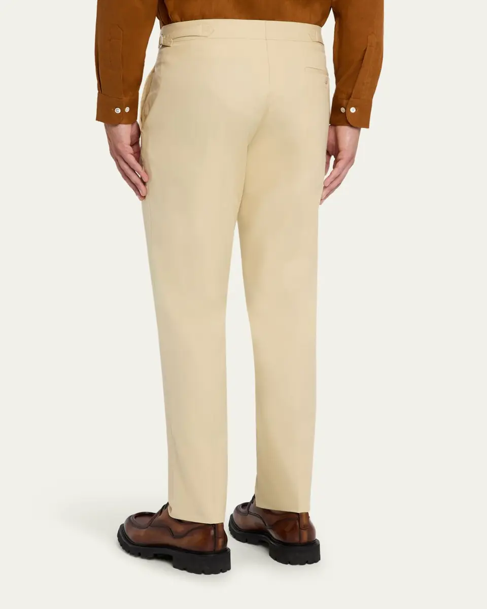 Anderson & Sheppard Men's Style One Flat-Front Trousers | Thumbnail 8 Anderson & Sheppard Men's Style One Flat-Front Trousers | Thumbnail 8