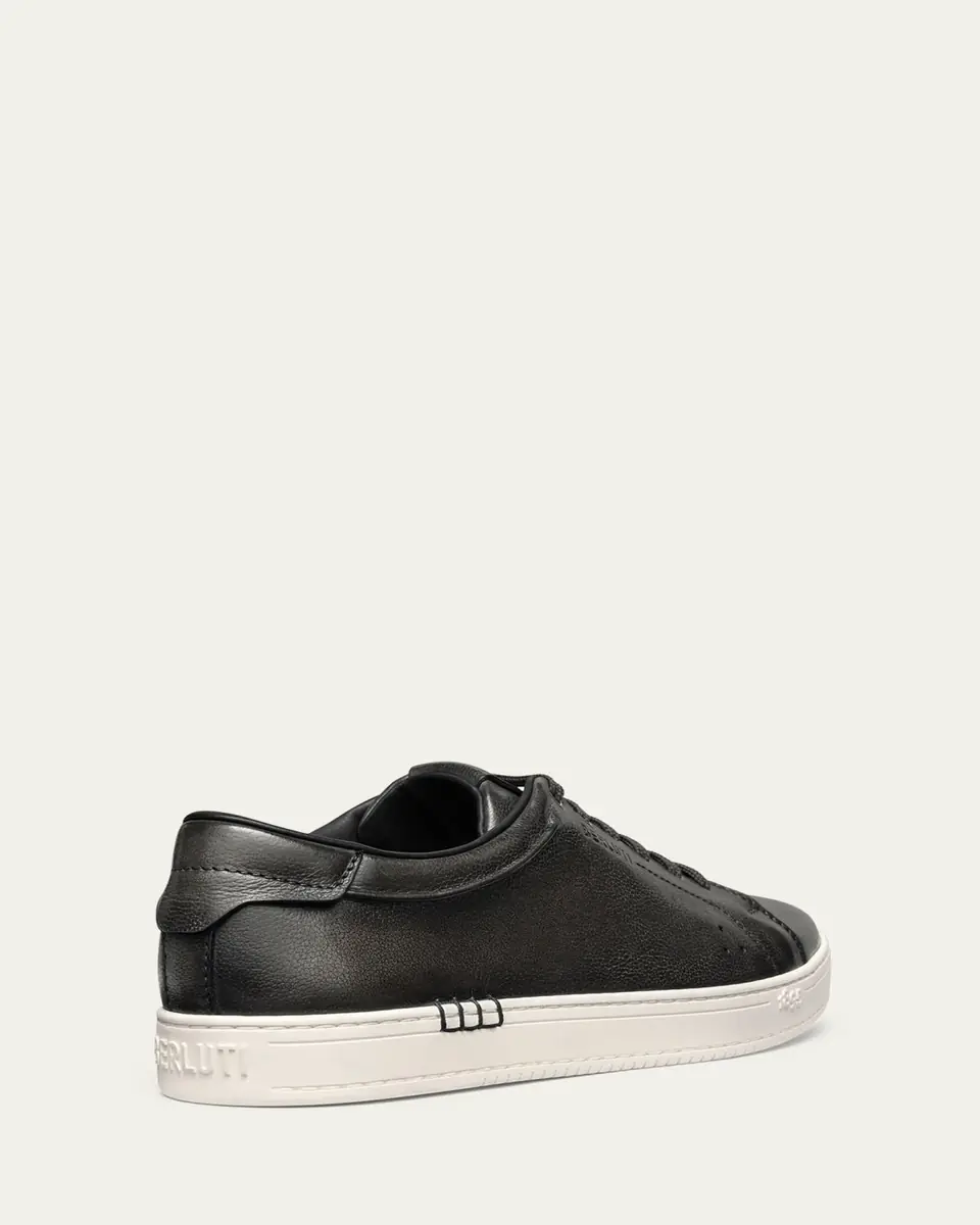 Berluti Men's Playtime Venezia Leather Low-Top Sneakers | Thumbnail 3 Berluti Men's Playtime Venezia Leather Low-Top Sneakers | Thumbnail 3