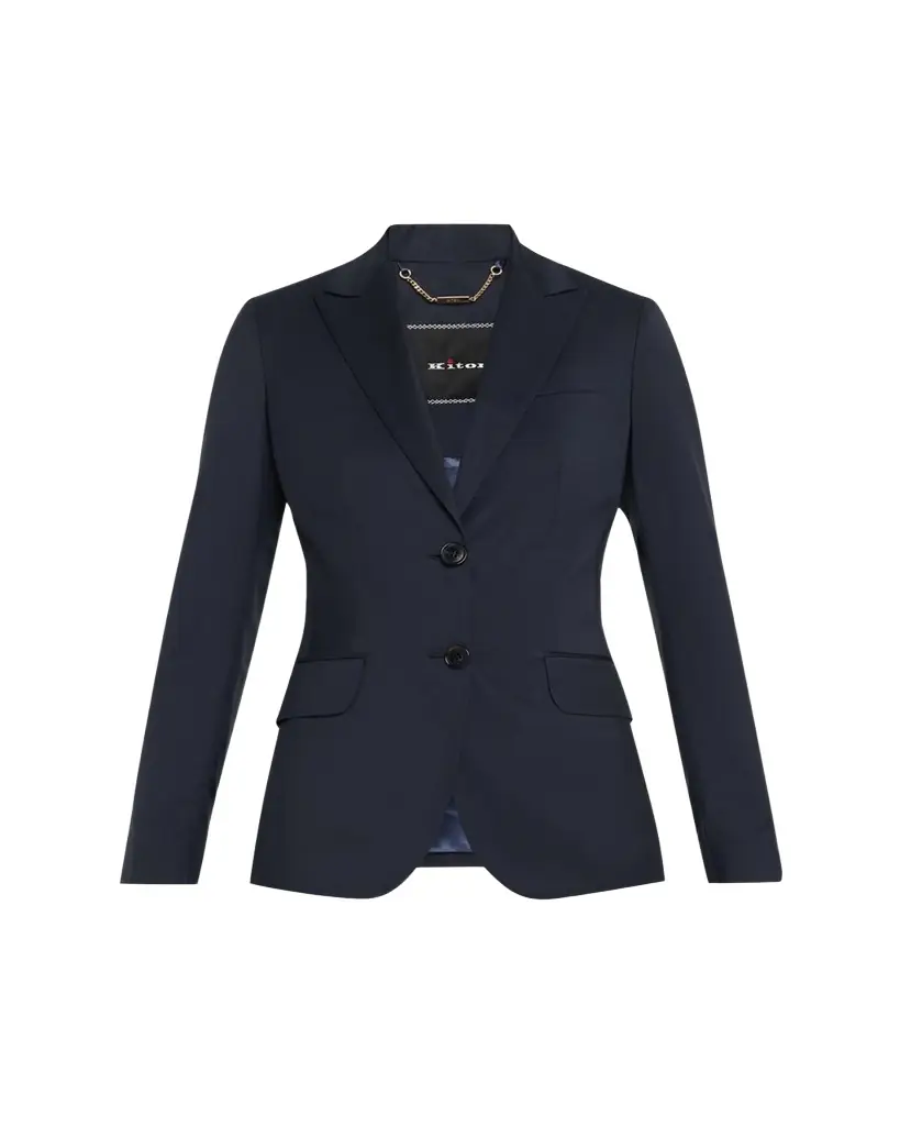 Kiton Single-Breasted Wool Blazer | Image 1 Kiton Single-Breasted Wool Blazer | Image 1
