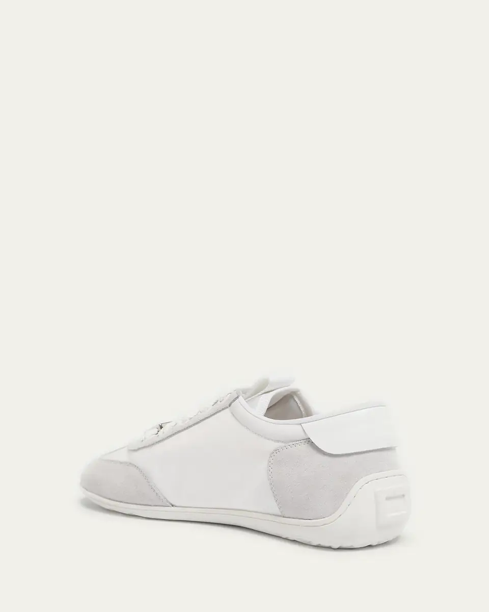 Roger Vivier Viv Low-Top Canvas and Suede Sneakers | Thumbnail 5 Roger Vivier Viv Low-Top Canvas and Suede Sneakers | Thumbnail 5