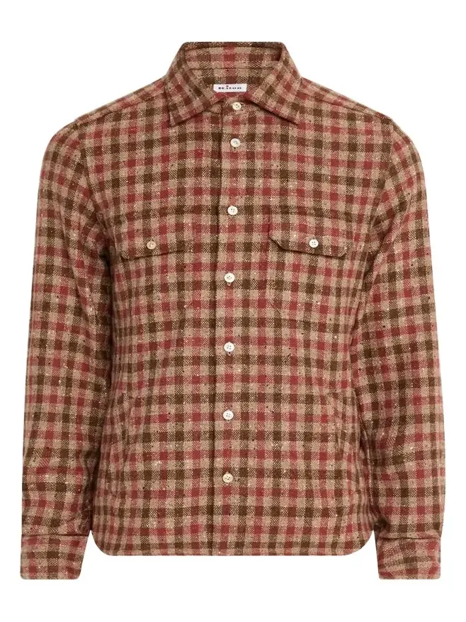 Men's Speckled Cashmere Overshirt