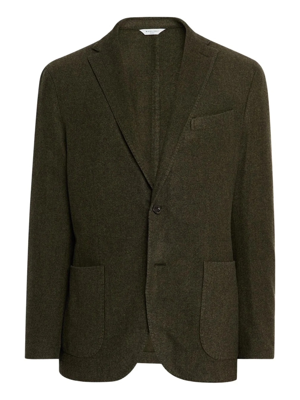 Men's Wool Notch Lapel Single-Breasted Sport Coat