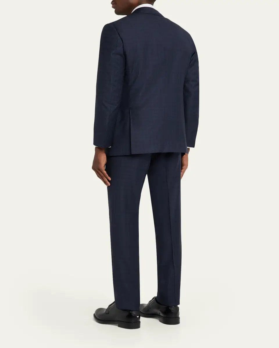 Cesare Attolini Men's Wool Chevron 130 Two-Piece Suit | Thumbnail 3 Cesare Attolini Men's Wool Chevron 130 Two-Piece Suit | Thumbnail 3