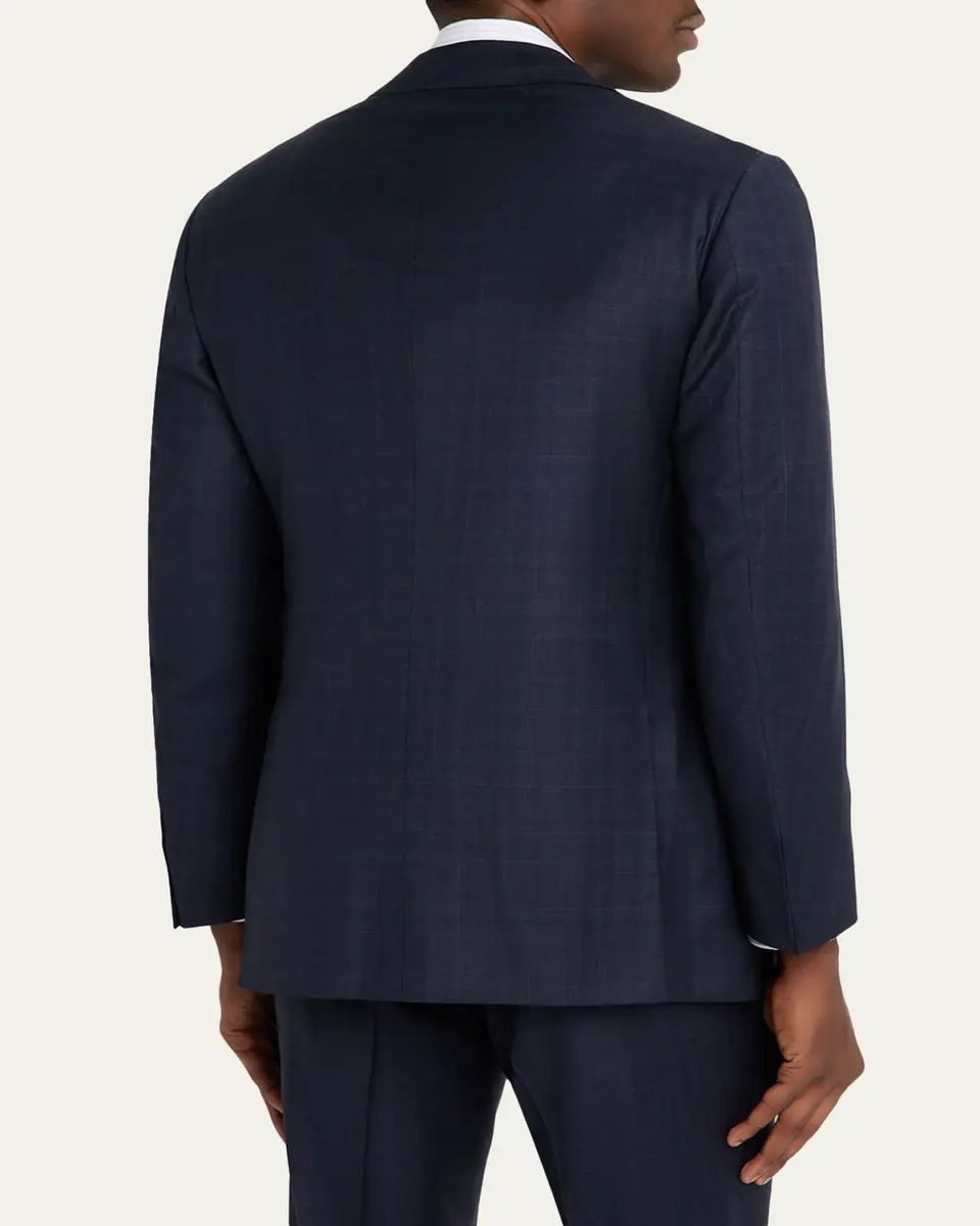 Cesare Attolini Men's Wool Chevron 130 Two-Piece Suit | Thumbnail 5 Cesare Attolini Men's Wool Chevron 130 Two-Piece Suit | Thumbnail 5