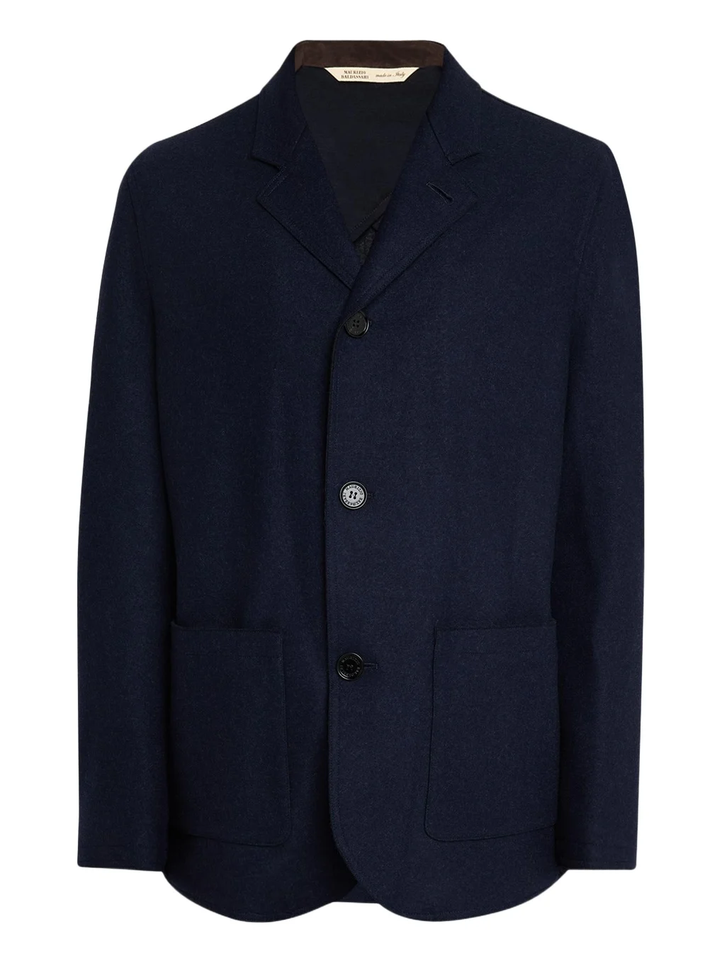 Men's Wool and Nylon Notch-Lapel Car Coat Men's Wool and Nylon Notch-Lapel Car Coat