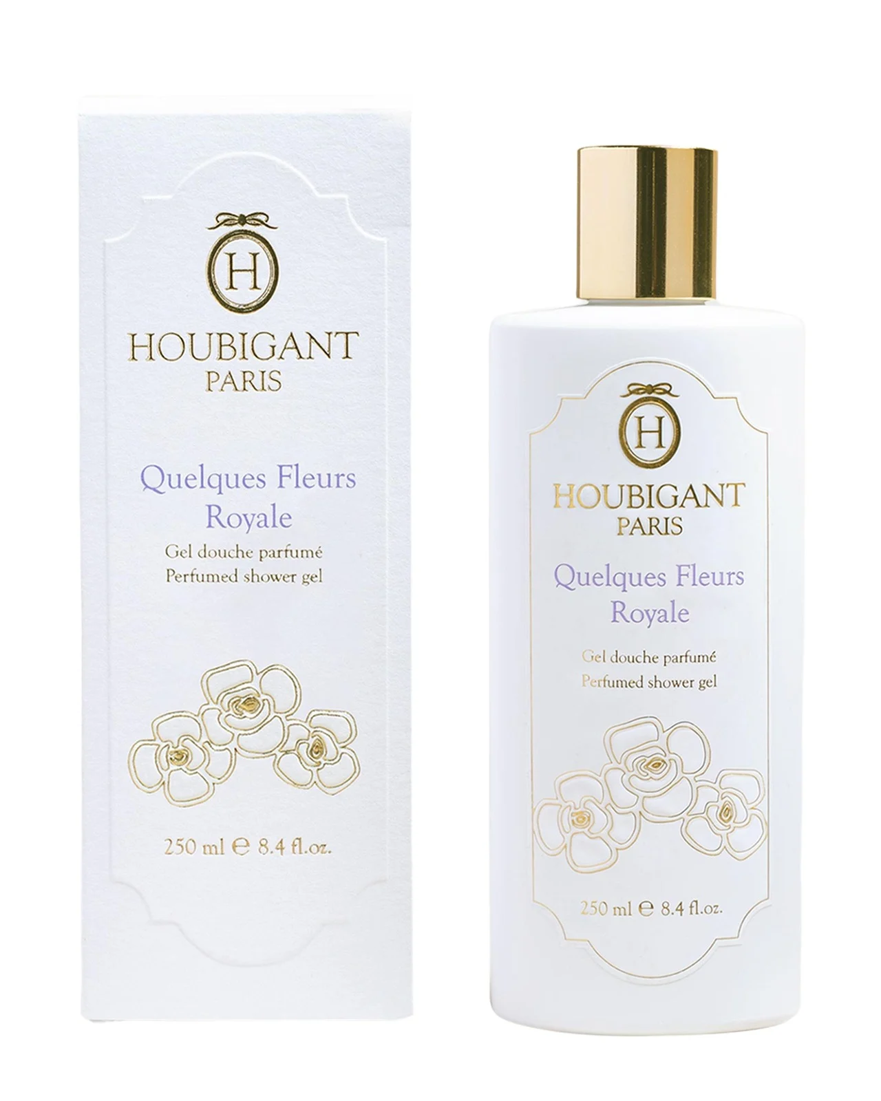 Houbigant Paris Quelques Fleurs Royale Perfumed Shower Gel, 8.4 oz.