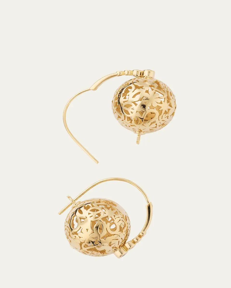 Sydney Evan 14K Yellow Gold Diamond Icon Drop Earrings | Thumbnail 4