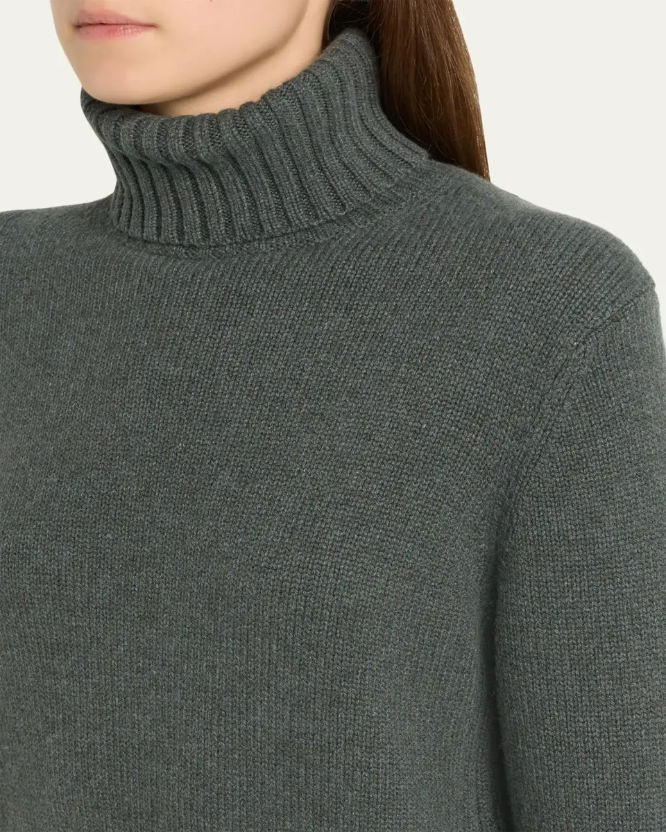 Loro Piana Parksville Turtleneck Cashmere Sweater | Thumbnail 5 Loro Piana Parksville Turtleneck Cashmere Sweater | Thumbnail 5