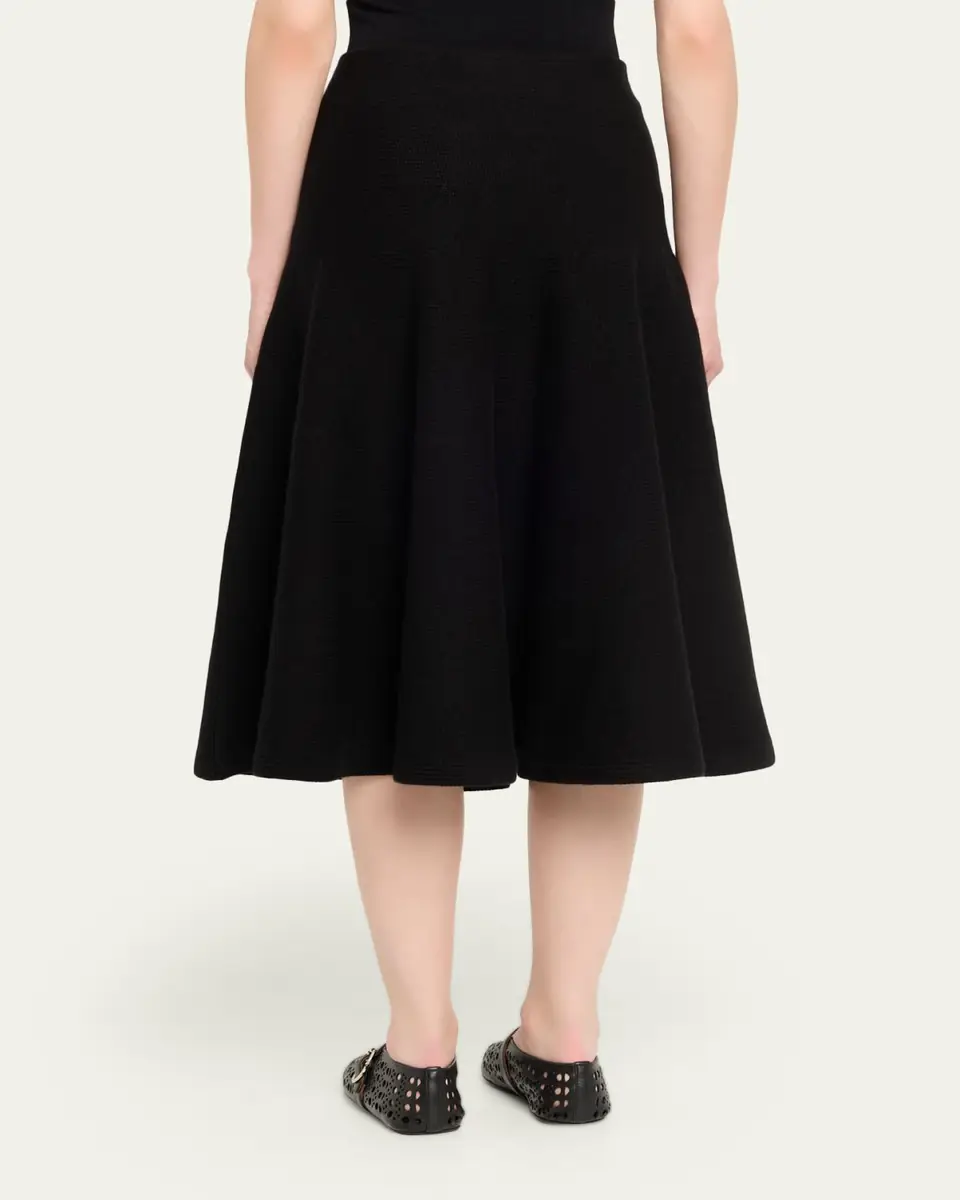 Alaïa Cashmere-Blend A-Line Knit Skirt | Thumbnail 3 Alaïa Cashmere-Blend A-Line Knit Skirt | Thumbnail 3