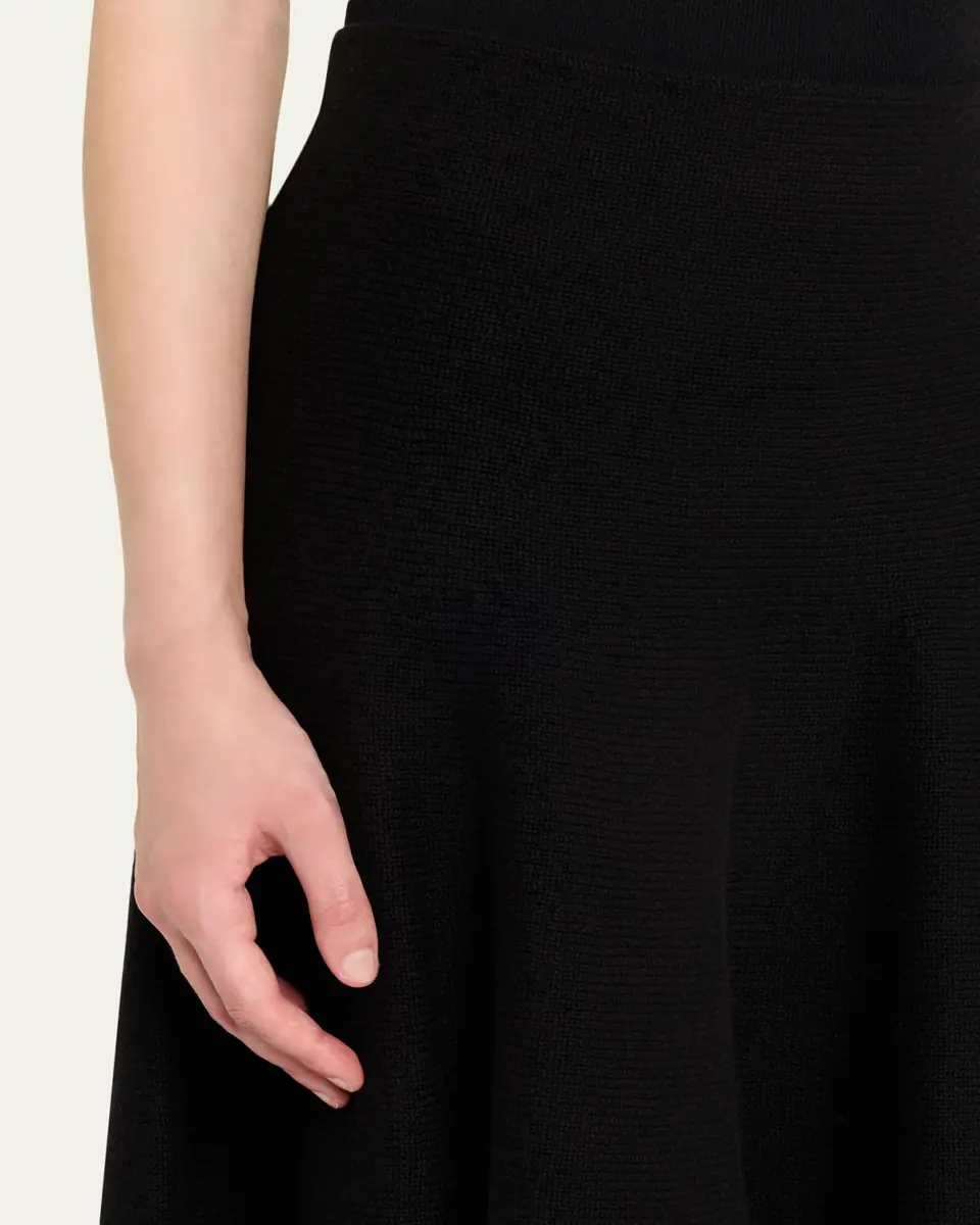 Alaïa Cashmere-Blend A-Line Knit Skirt | Thumbnail 5 Alaïa Cashmere-Blend A-Line Knit Skirt | Thumbnail 5