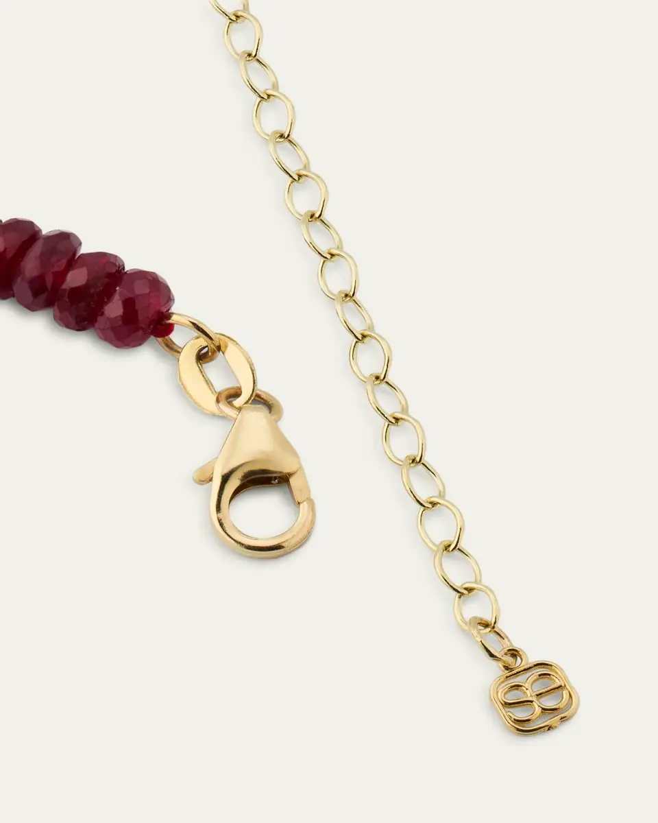 Sydney Evan 14K Diamond Icon Charms on Rondelle Necklace | Thumbnail 4 Sydney Evan 14K Diamond Icon Charms on Rondelle Necklace | Thumbnail 4