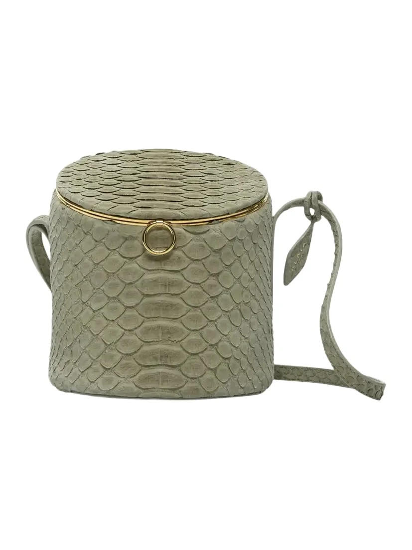 La Canette Shoulder Bag in Snakeskin La Canette Shoulder Bag in Snakeskin
