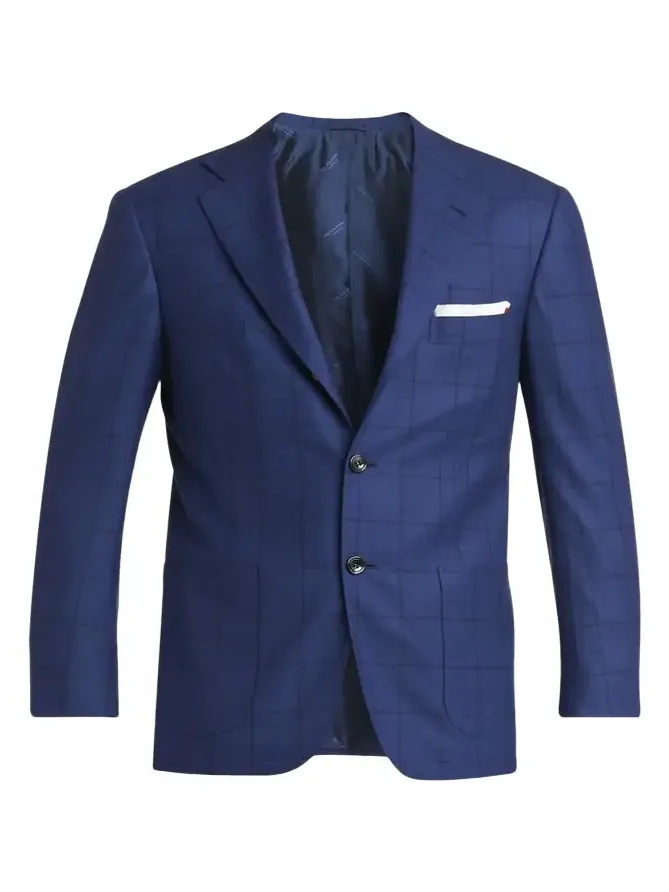 Men's Royal Blue Virgin Wool Sport Coat Men's Royal Blue Virgin Wool Sport Coat