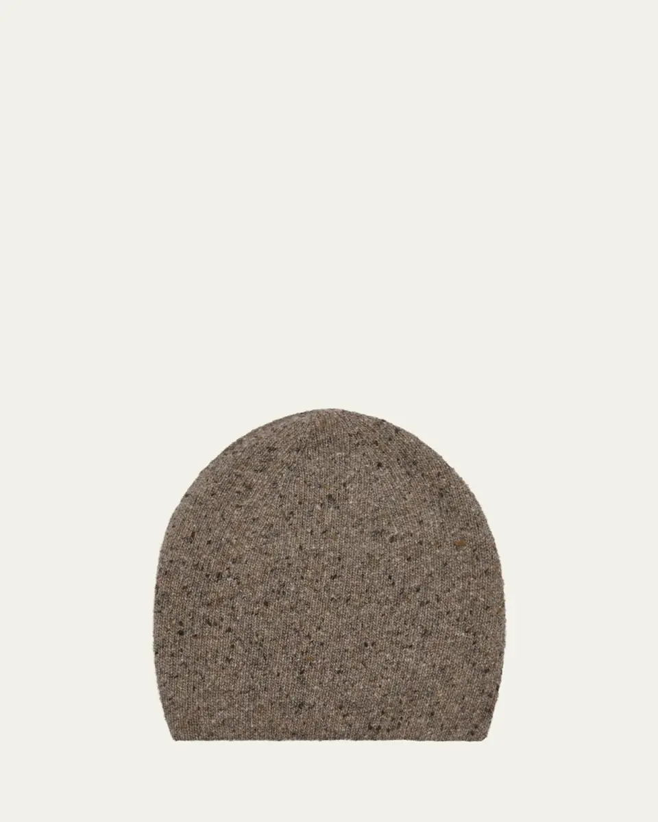 THE ROW Marvy Speckled Cashmere Beanie Hat | Thumbnail 2 THE ROW Marvy Speckled Cashmere Beanie Hat | Thumbnail 2
