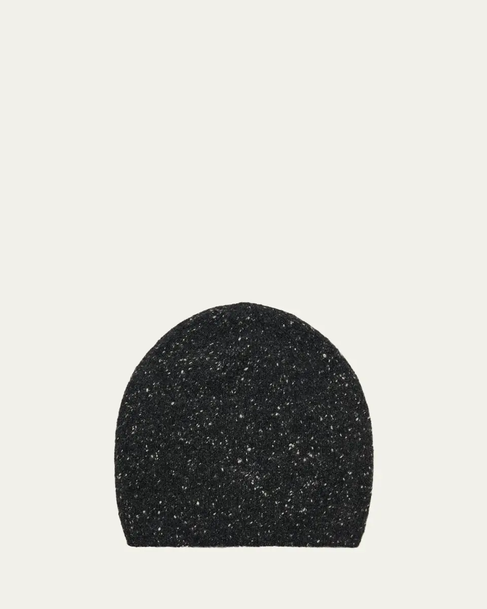 THE ROW Marvy Speckled Cashmere Beanie Hat | Thumbnail 3 THE ROW Marvy Speckled Cashmere Beanie Hat | Thumbnail 3