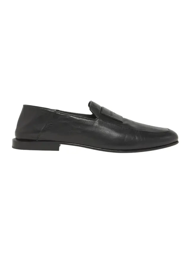 Givenchy Men's Label Leather Foldable Loafers