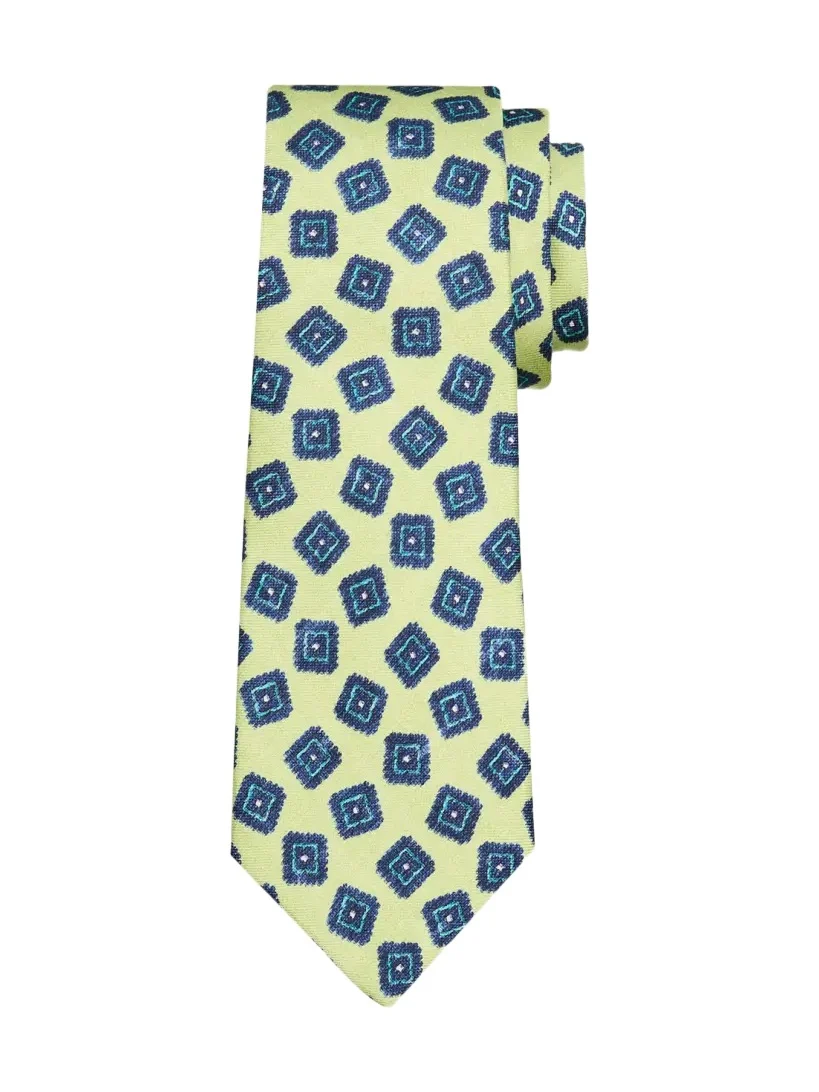 Men's Square Medallion Silk Tie Men's Square Medallion Silk Tie
